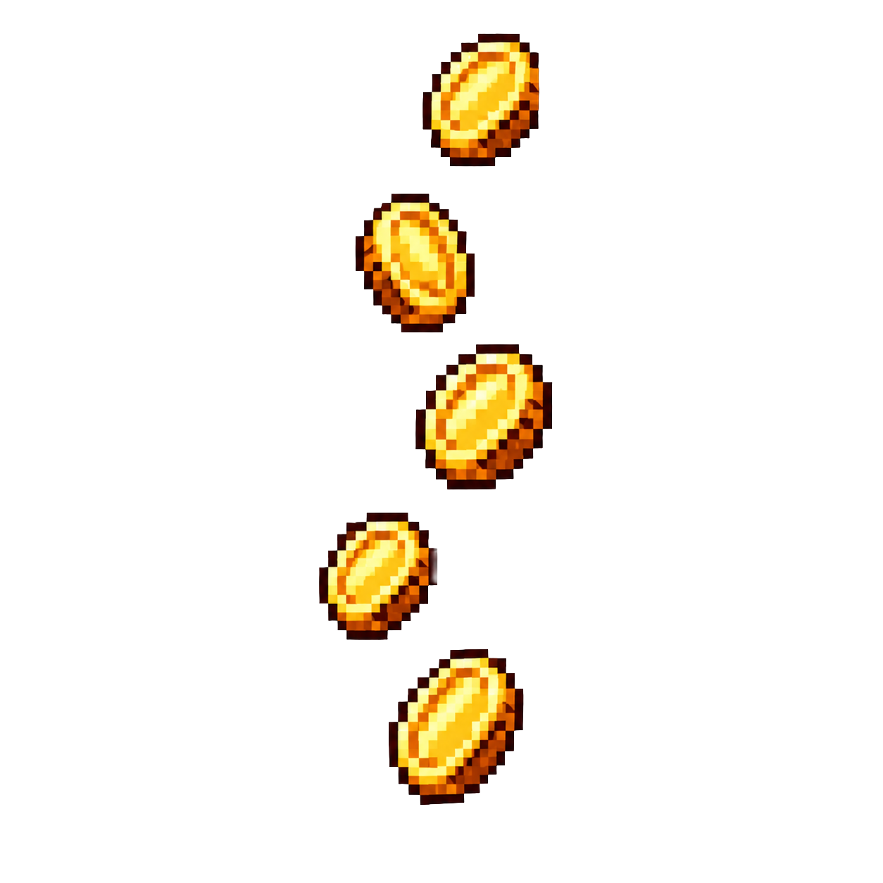 Coins dropping